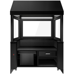 Grătar cu apă pe gaz GGM Gastro Toronto HGNE150D#GGE1200 (Black/Natural) Thumb