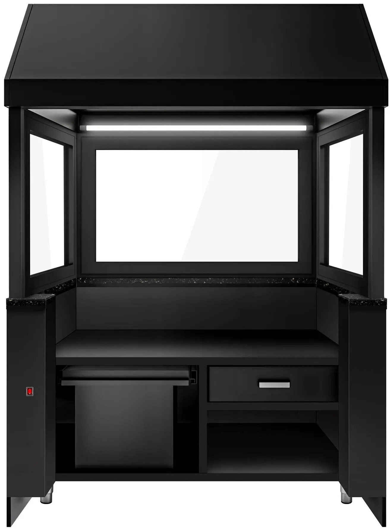 Grătar cu apă pe gaz GGM Gastro Toronto HGNE150D#GGE1200 (Black/Natural) - 5