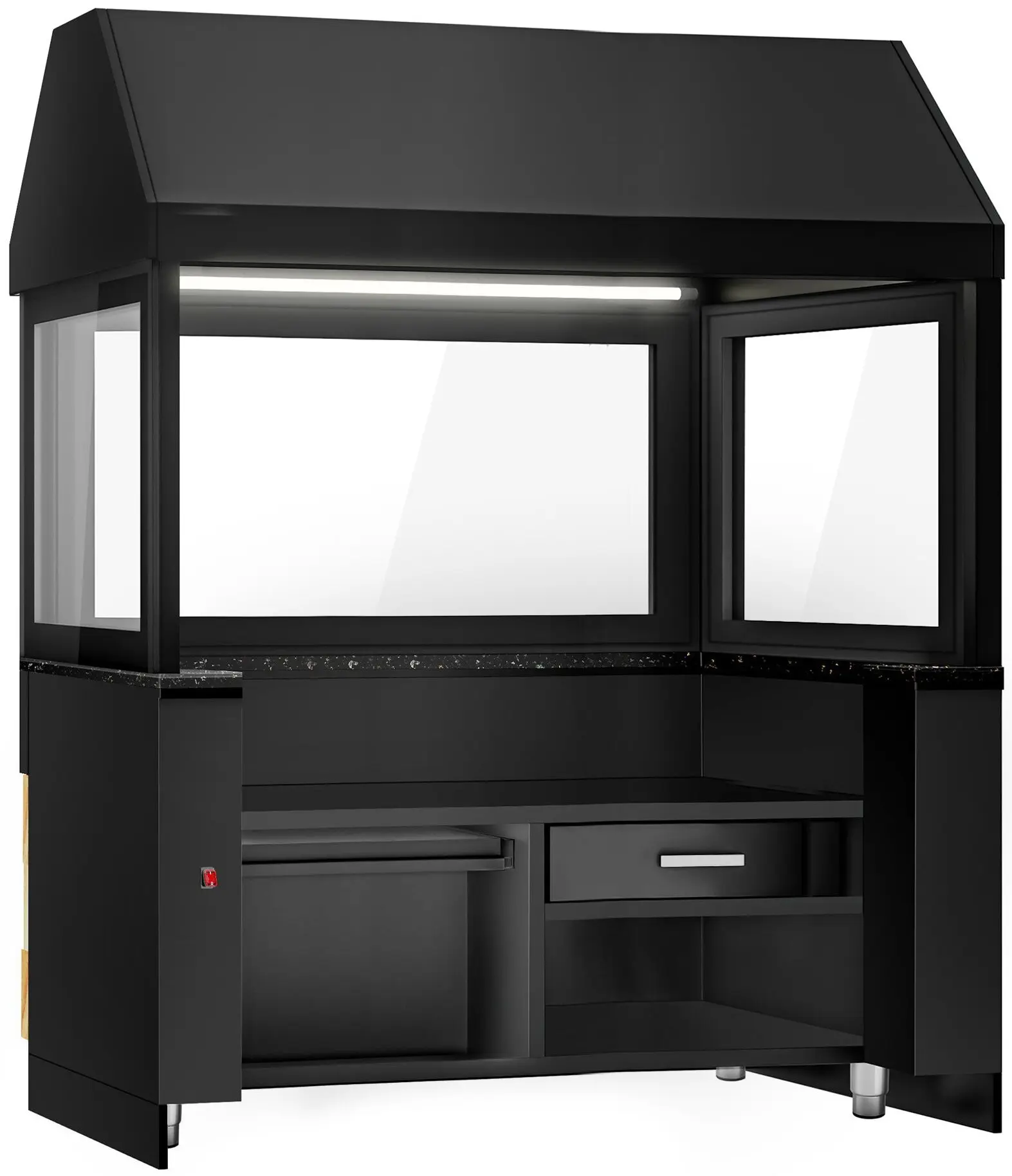 Вапо-гриль газовый GGM Gastro Toronto HGNE190D#2#GGE800 (Black/Natural) - 3