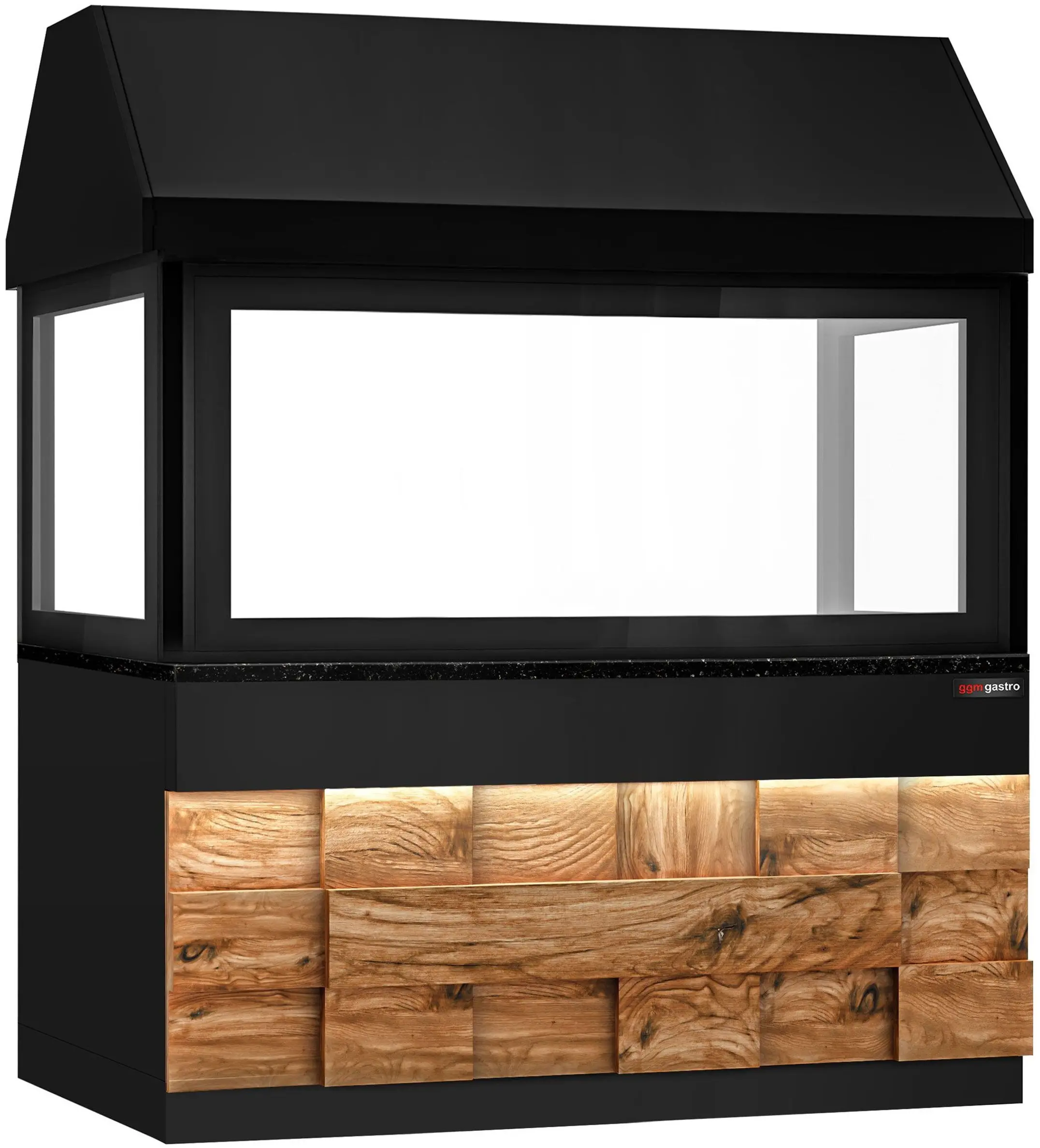 Вапо-гриль газовый GGM Gastro Toronto HGNE190D#2#GGE800 (Black/Natural) - 6