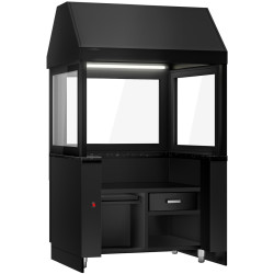 Grătar cu apă pe gaz GGM Gastro Toronto NMHKGE-110-S#GGE800 (Black/Inox) Thumb