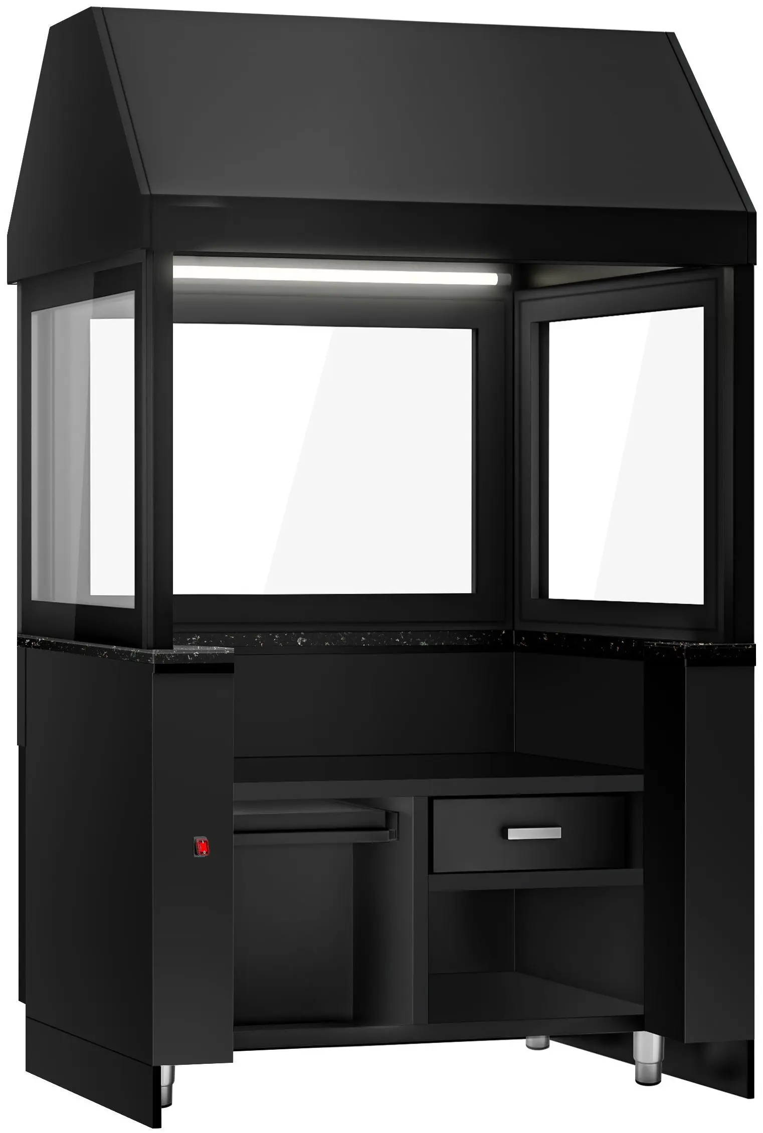 Grătar cu apă pe gaz GGM Gastro Toronto NMHKGE-110-S#GGE800 (Black/Inox) - 6