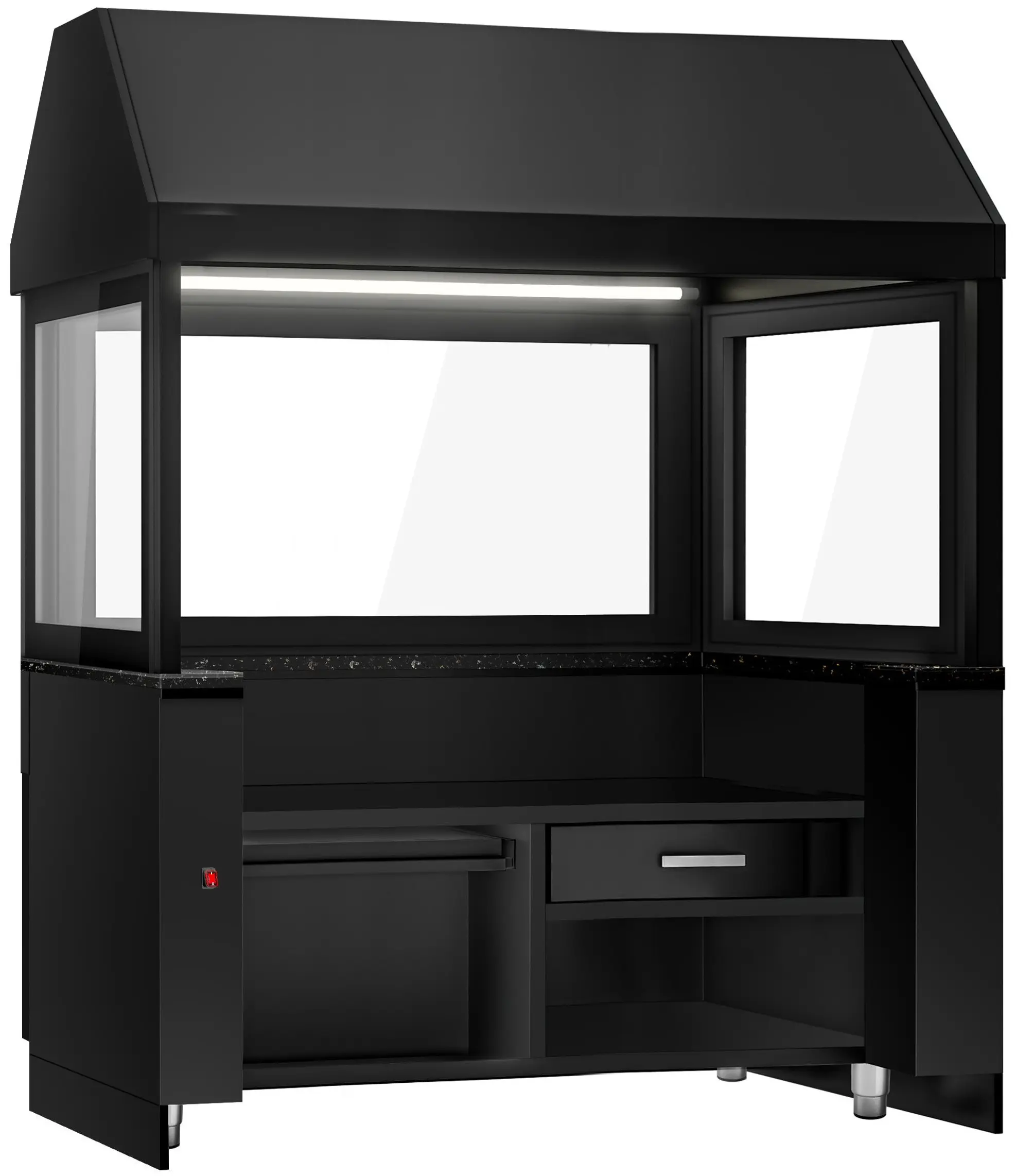 Grătar cu apă pe gaz GGM Gastro Toronto NMHKGE-190-S#GGE800 (Black/Inox) - 6