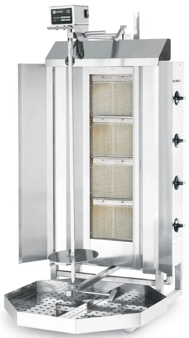Doner aparat pe gaz Hendi Profi Line 226001 (Inox)