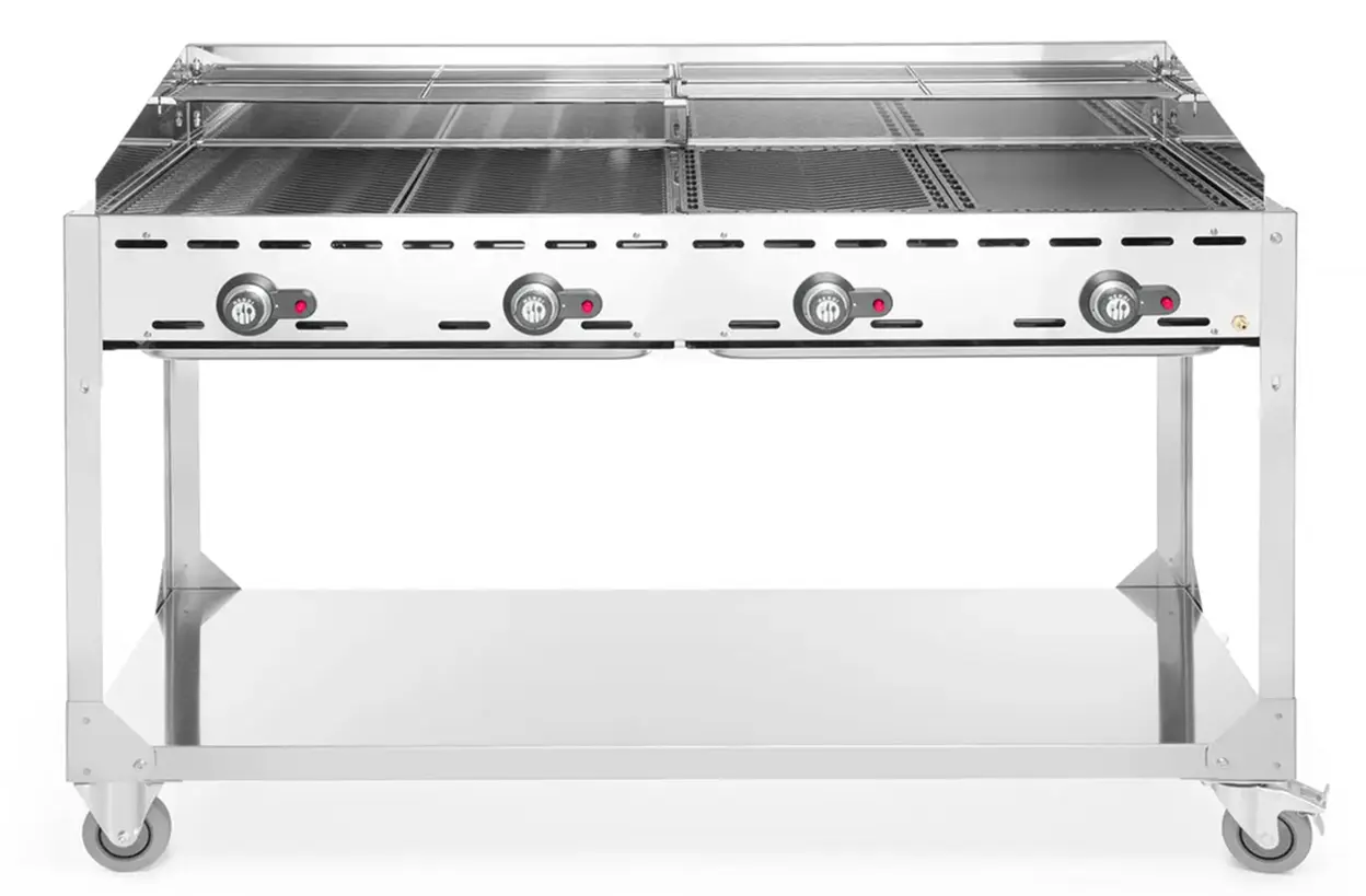 Grill pe gaz Hendi 149614 (Inox)