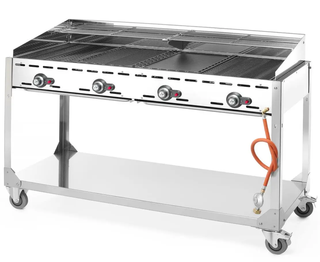 Grill pe gaz Hendi 149614 (Inox)