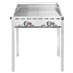 Grill pe gaz Hendi Green Fire 149621 (Inox)