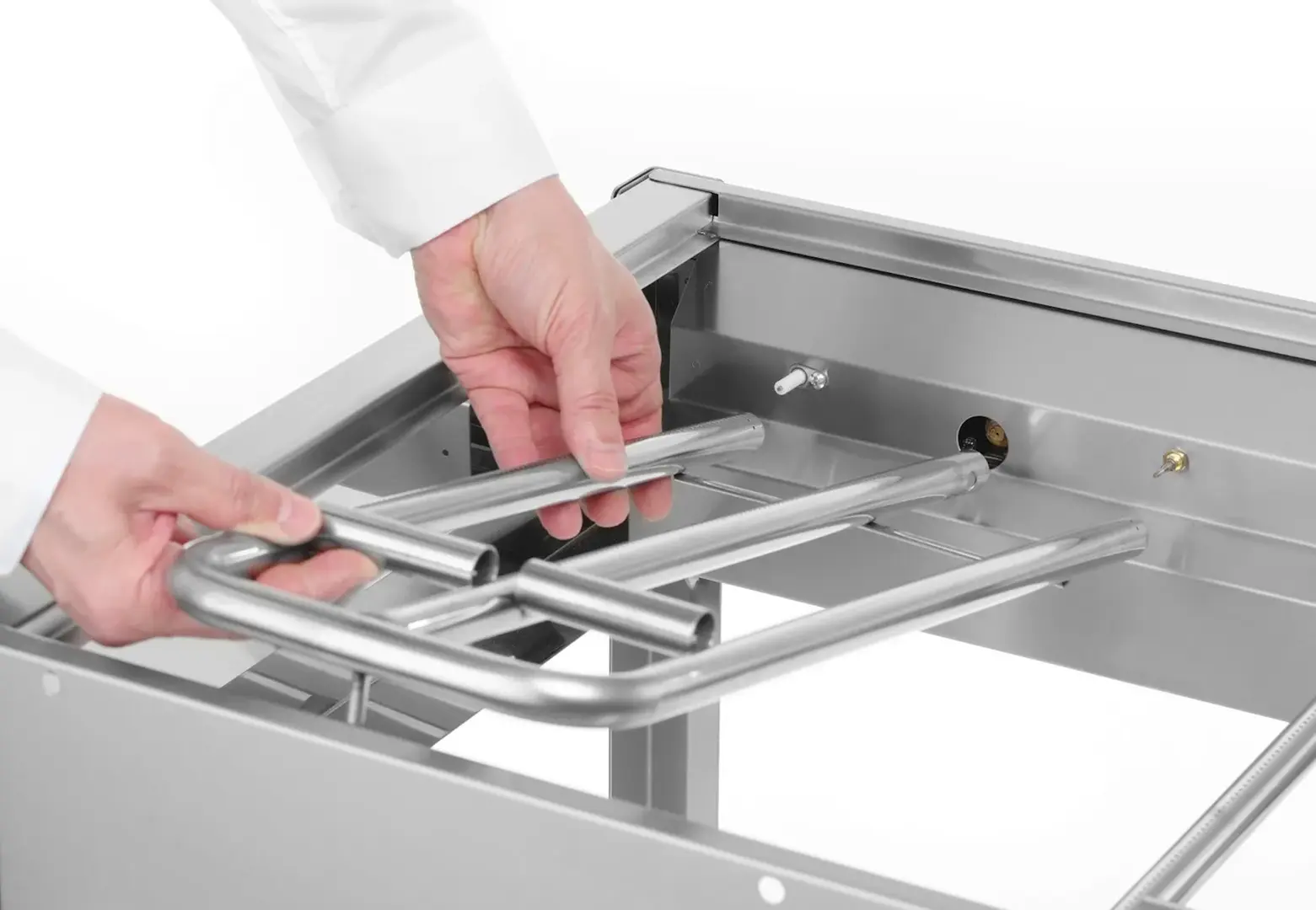 Grill pe gaz Hendi Green Fire 149621 (Inox)