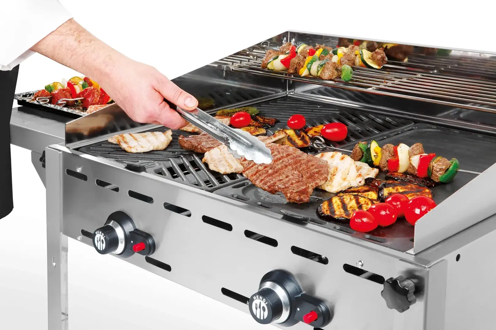 Grill pe gaz Hendi Green Fire 149621 (Inox)