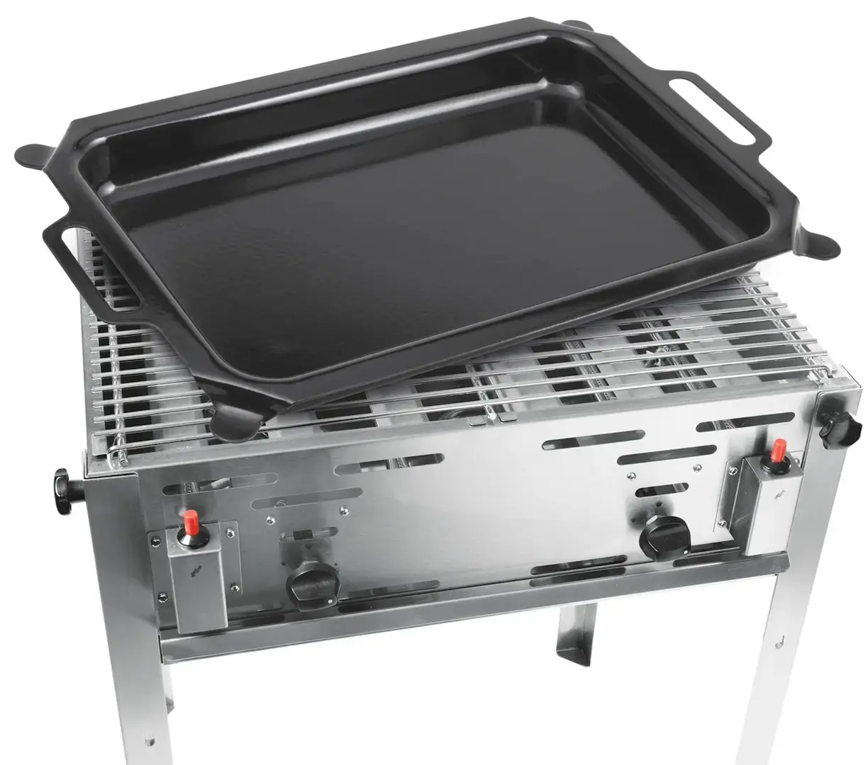 Grill pe gaz Hendi Grill-Master Maxi 154717 (Inox)