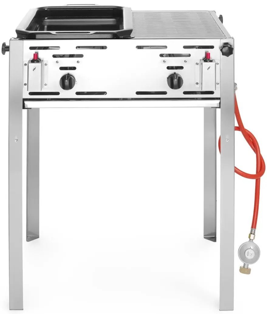 Grill pe gaz Hendi Master Maxi 50/50 154540 (Inox)