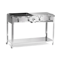 Grill pe gaz Hendi Quattro 154908 (Inox)