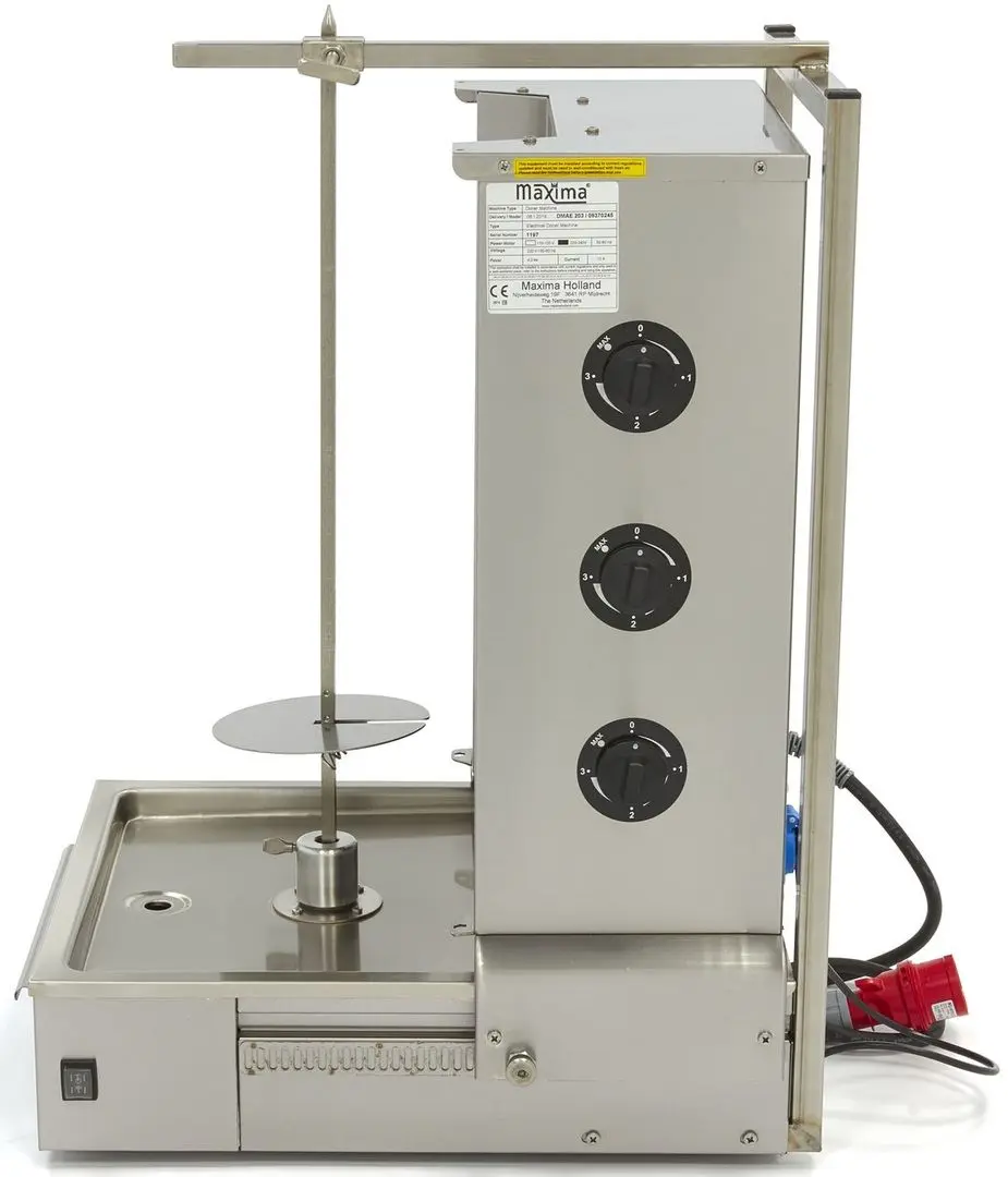 Донер аппарат электрический Maxima 09370245 (Inox)