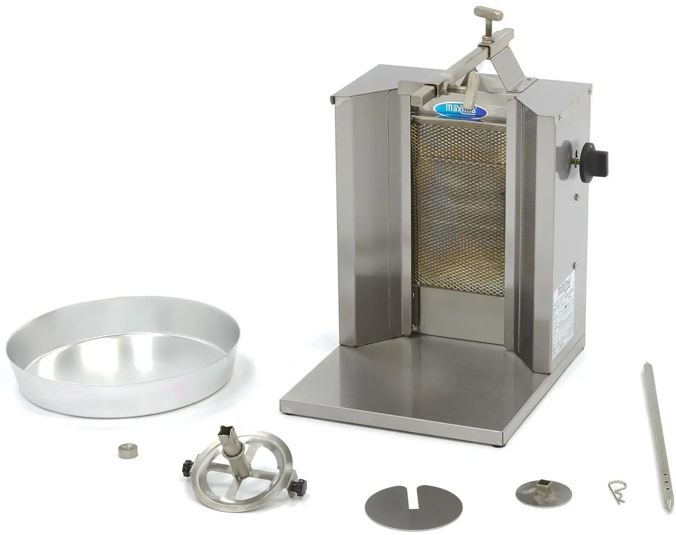 Doner aparat pe gaz Maxima 09370200 (Inox)