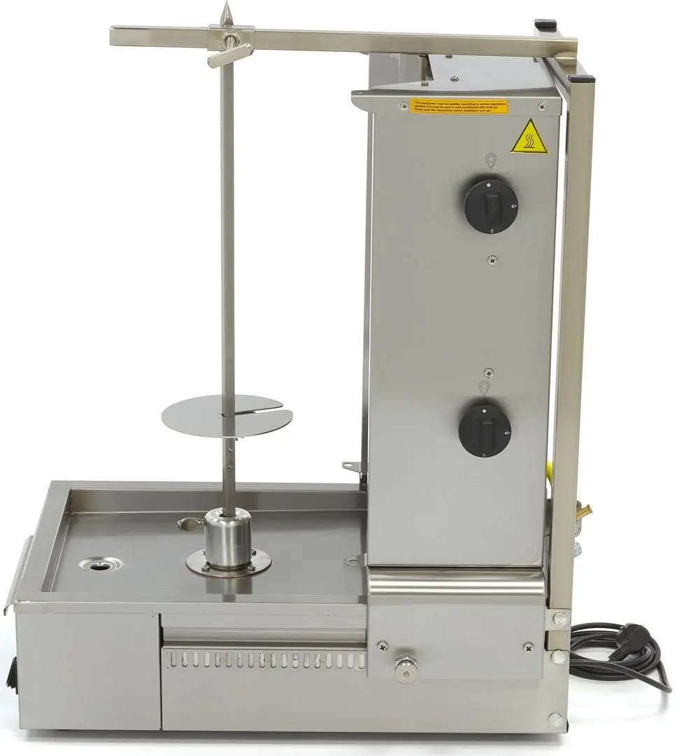 Doner aparat pe gaz Maxima 09370205 (Inox)