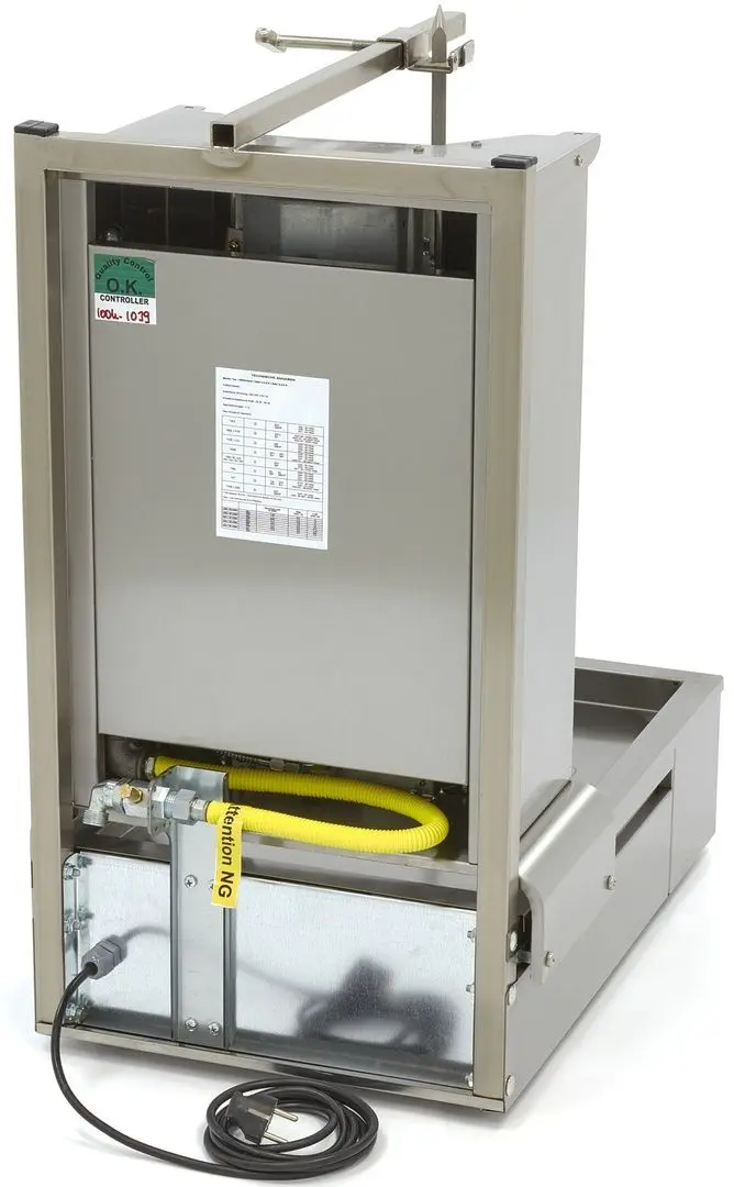 Doner aparat pe gaz Maxima 09370205 (Inox)