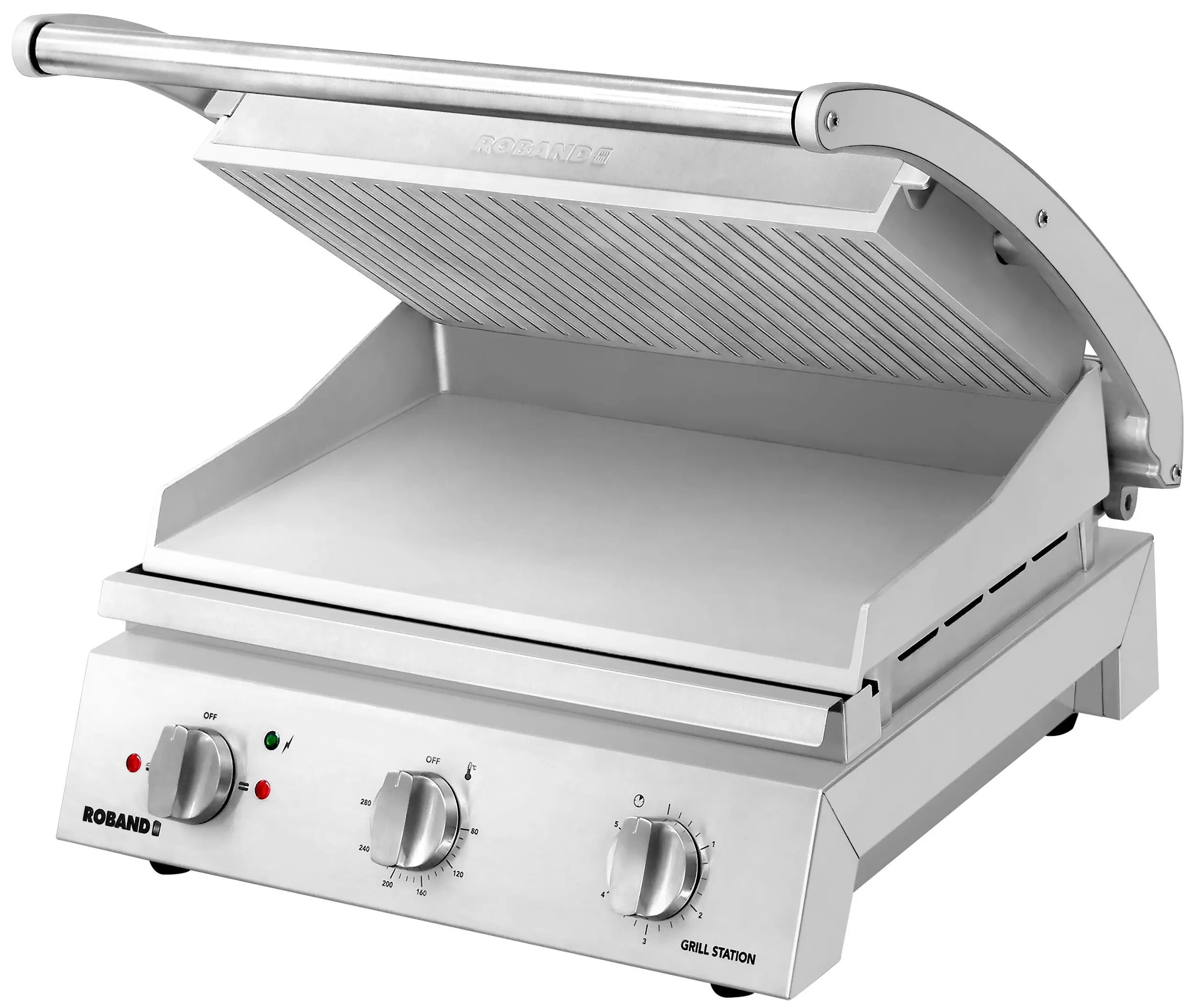 Контактный гриль Roband KGGGLL442 (Inox) - 3