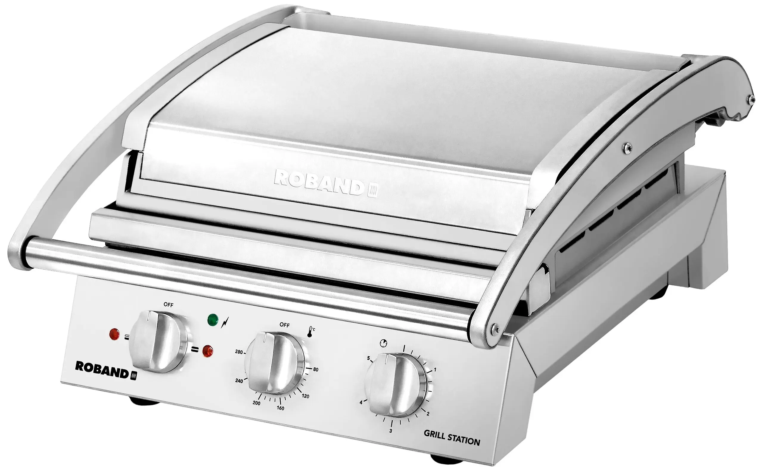 Контактный гриль Roband KGGLL442 (Inox) - 5