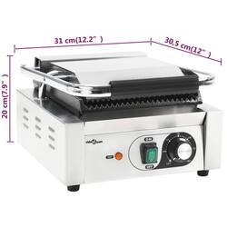 Grill electric VidaXL 50749 (Inox) Thumb