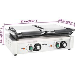 Grill electric VidaXL 50751 (Inox) Thumb