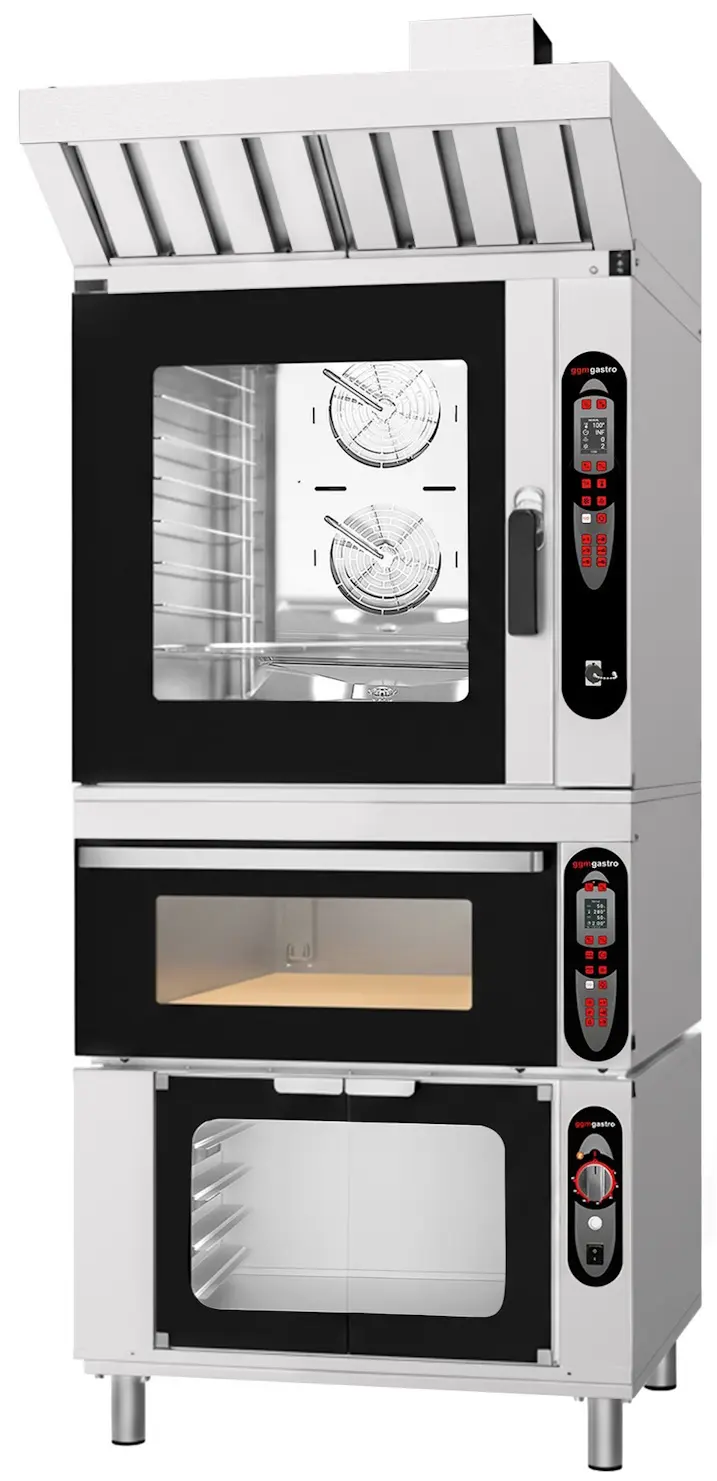 Комбинированная печь GGM Gastro BCV#SET (Inox/Black) - 2