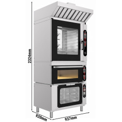 Комбинированная печь GGM Gastro BCV#SET (Inox/Black) Thumb