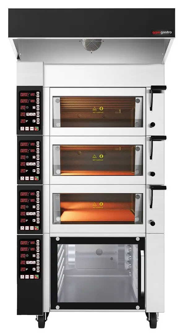 Комбинированная печь GGM Gastro BOMHF (Inox/Black)