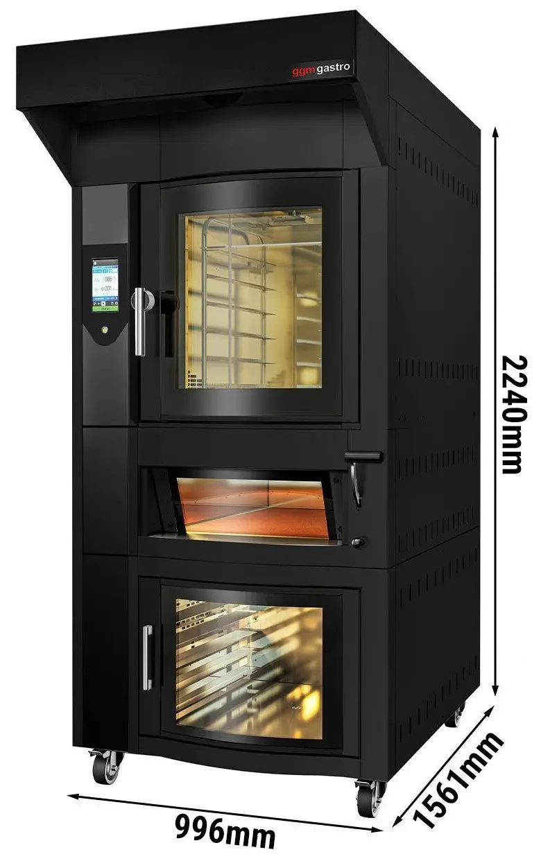 Комбинированная печь GGM Gastro BRMCOM-B (Black) - 11
