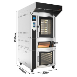 Комбинированная печь GGM Gastro BRMCOM (Inox/Black) Thumb