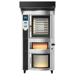 Комбинированная печь GGM Gastro BRMCOM (Inox/Black)
