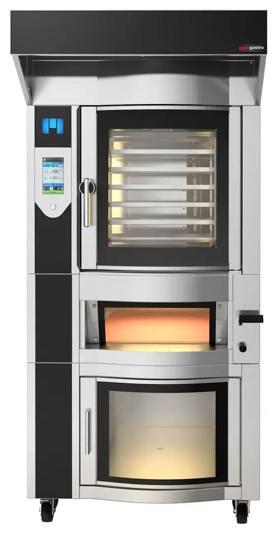 Комбинированная печь GGM Gastro BRMCOM (Inox/Black)