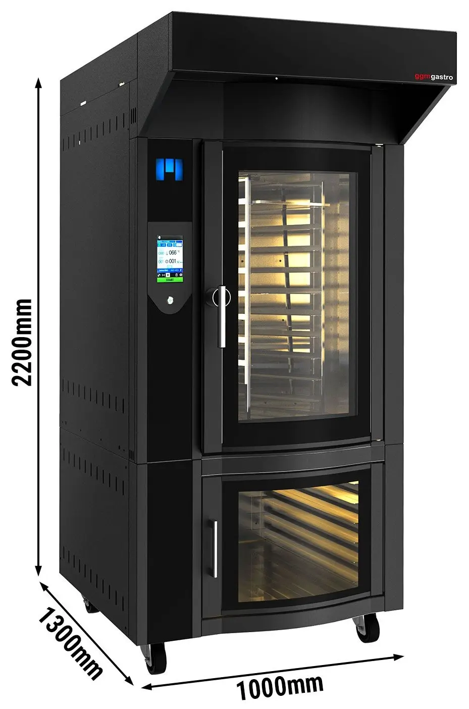 Комбинированная печь GGM Gastro BRMELBL (Black) - 9