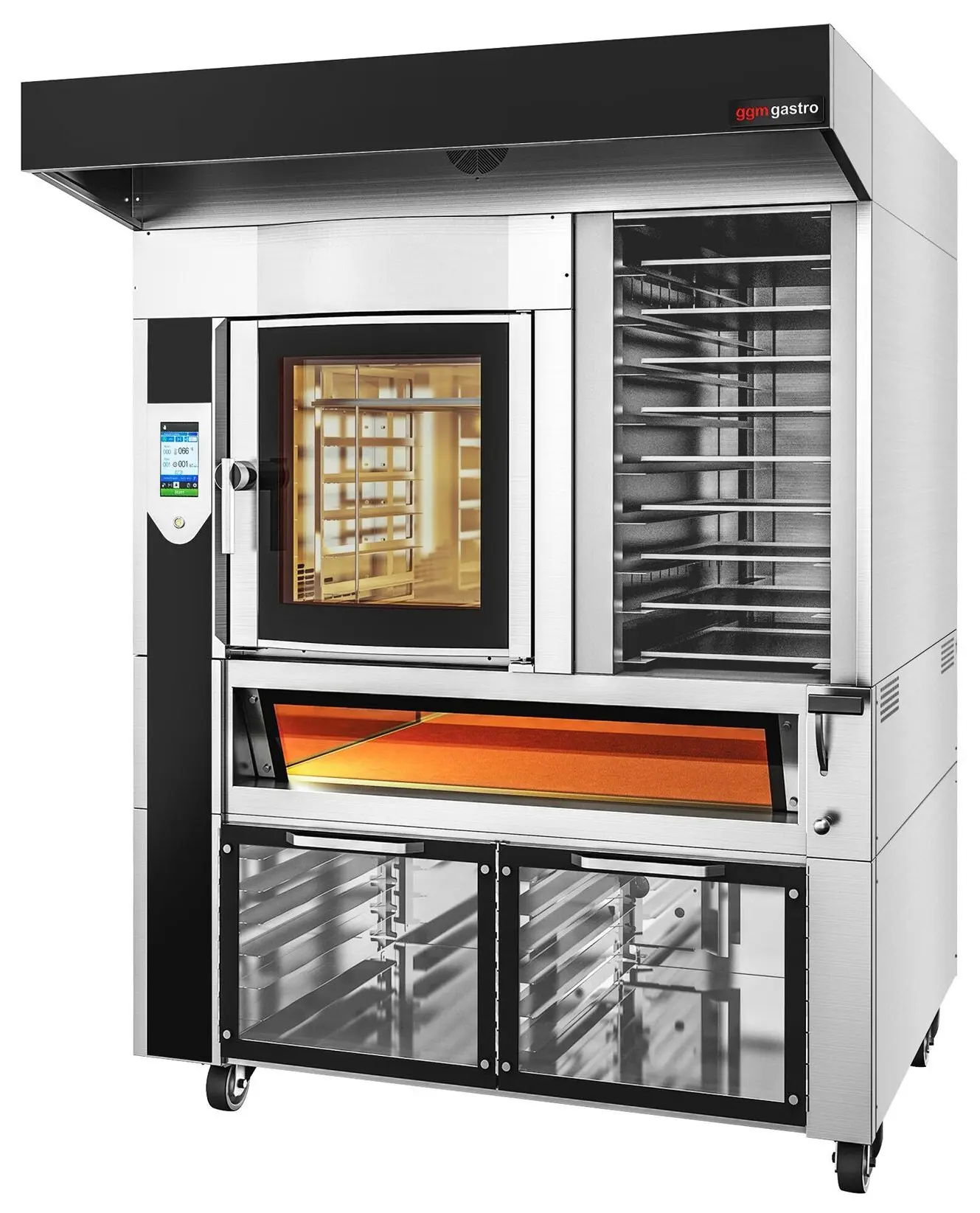 Комбинированная печь GGM Gastro EBOPGRM (Inox/Black) - 2