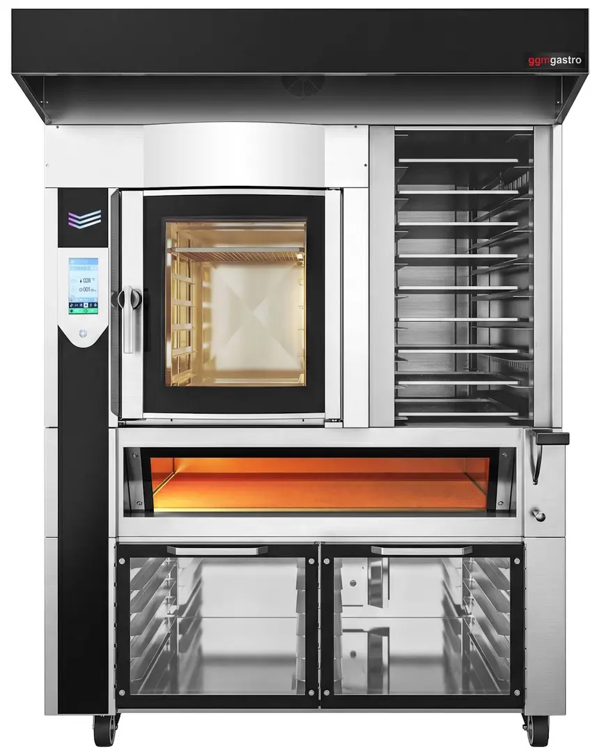 Комбинированная печь GGM Gastro EBOPGRM (Inox/Black)