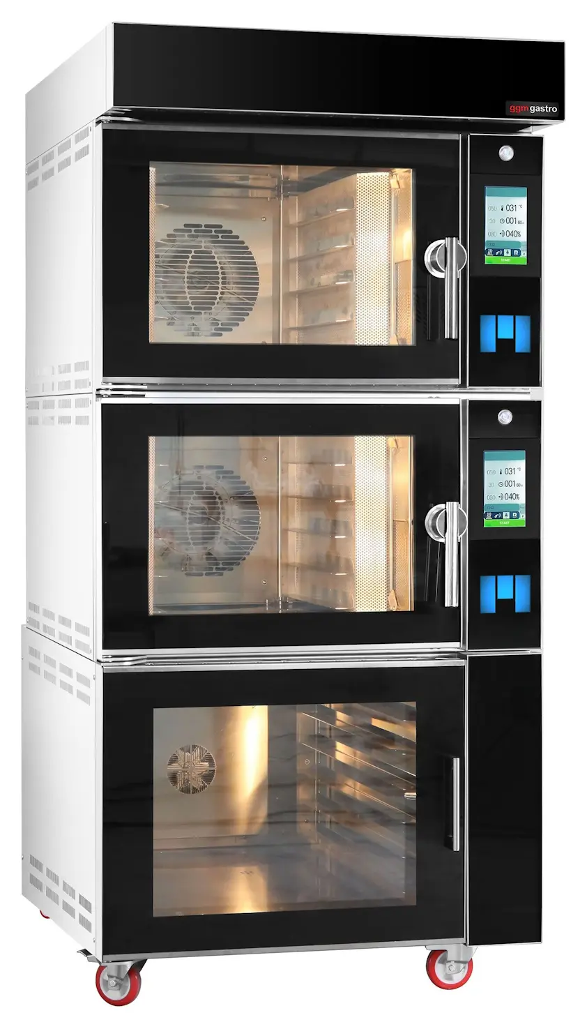 Комбинированная печь GGM Gastro KDGSMK1064 (Black) - 2
