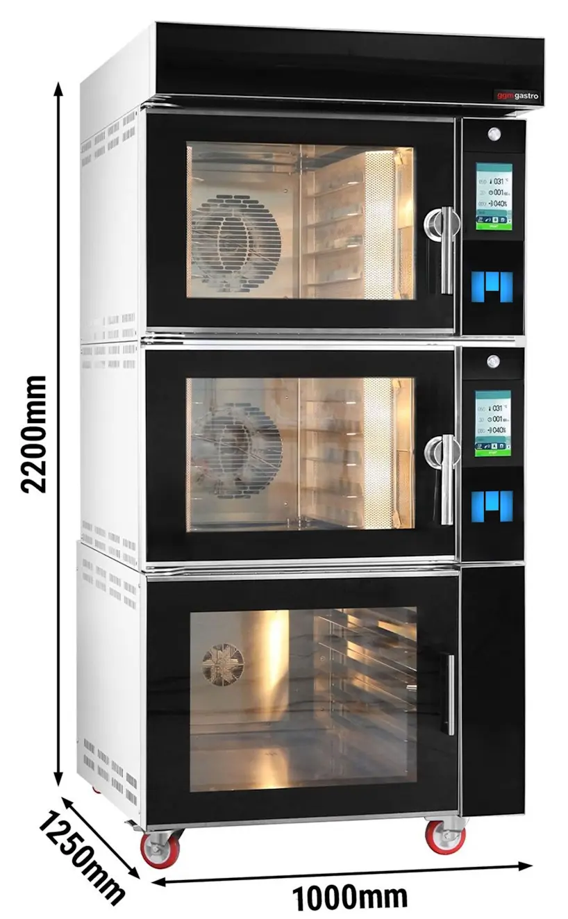 Комбинированная печь GGM Gastro KDGSMK1064 (Black) - 12
