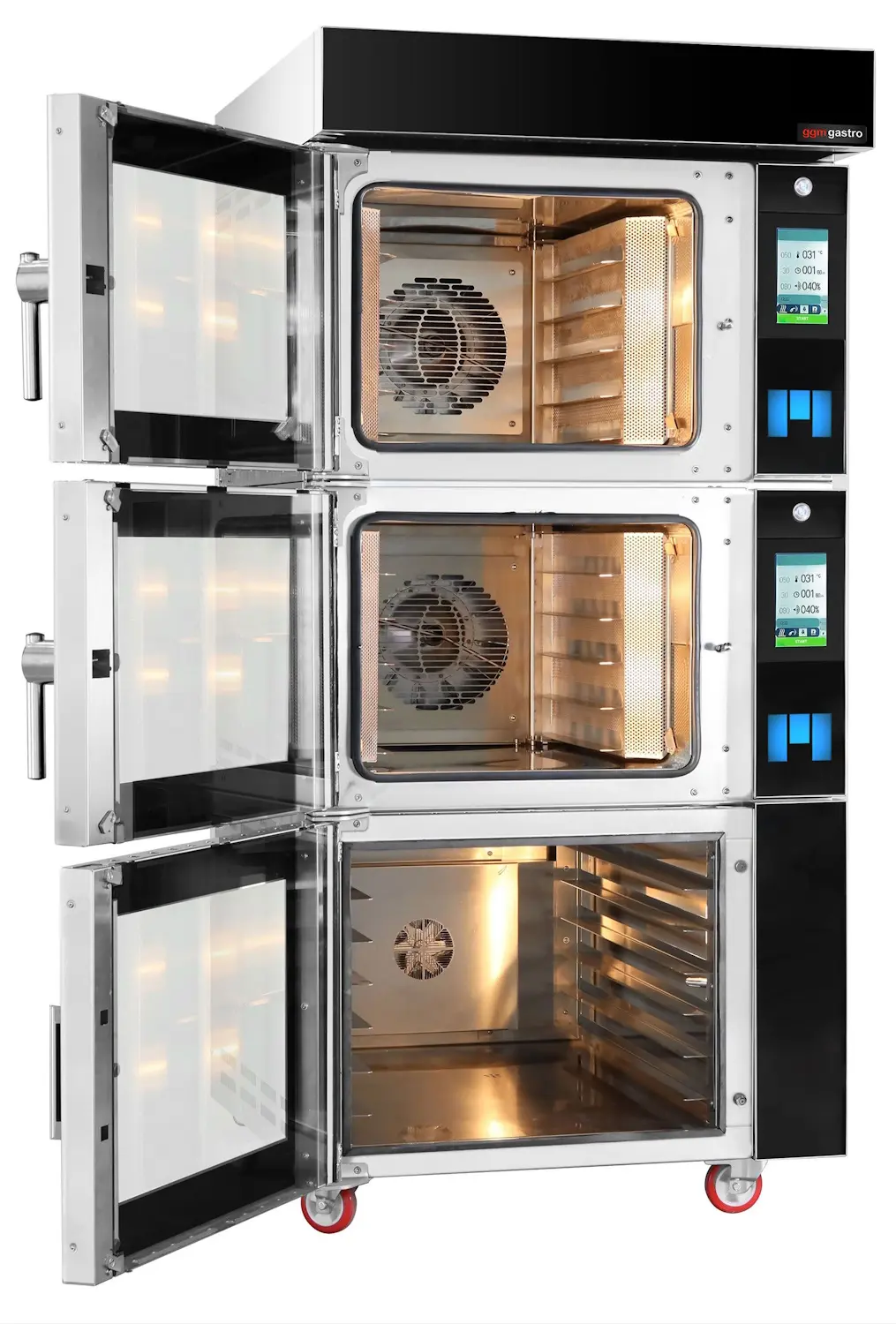 Комбинированная печь GGM Gastro KDGSMK1064 (Black) - 3