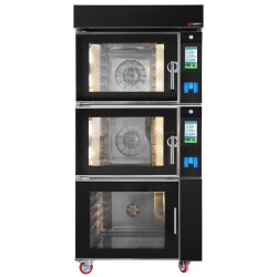 Комбинированная печь GGM Gastro KDGSMK1064 (Black)