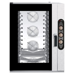 Конвекционная печь GGM Gastro 600x400 BKDV1200-2SM#HENV10N (Inox/Black)