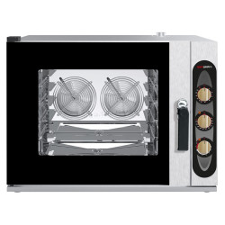 Конвекционная печь GGM Gastro 600x400 BKDV705-2SM#HENV4N (Black/Inox)