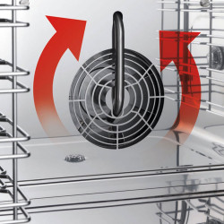 Конвекционная печь GGM Gastro 600x400 BKDV705-2SM#HENV4N (Black/Inox) Thumb