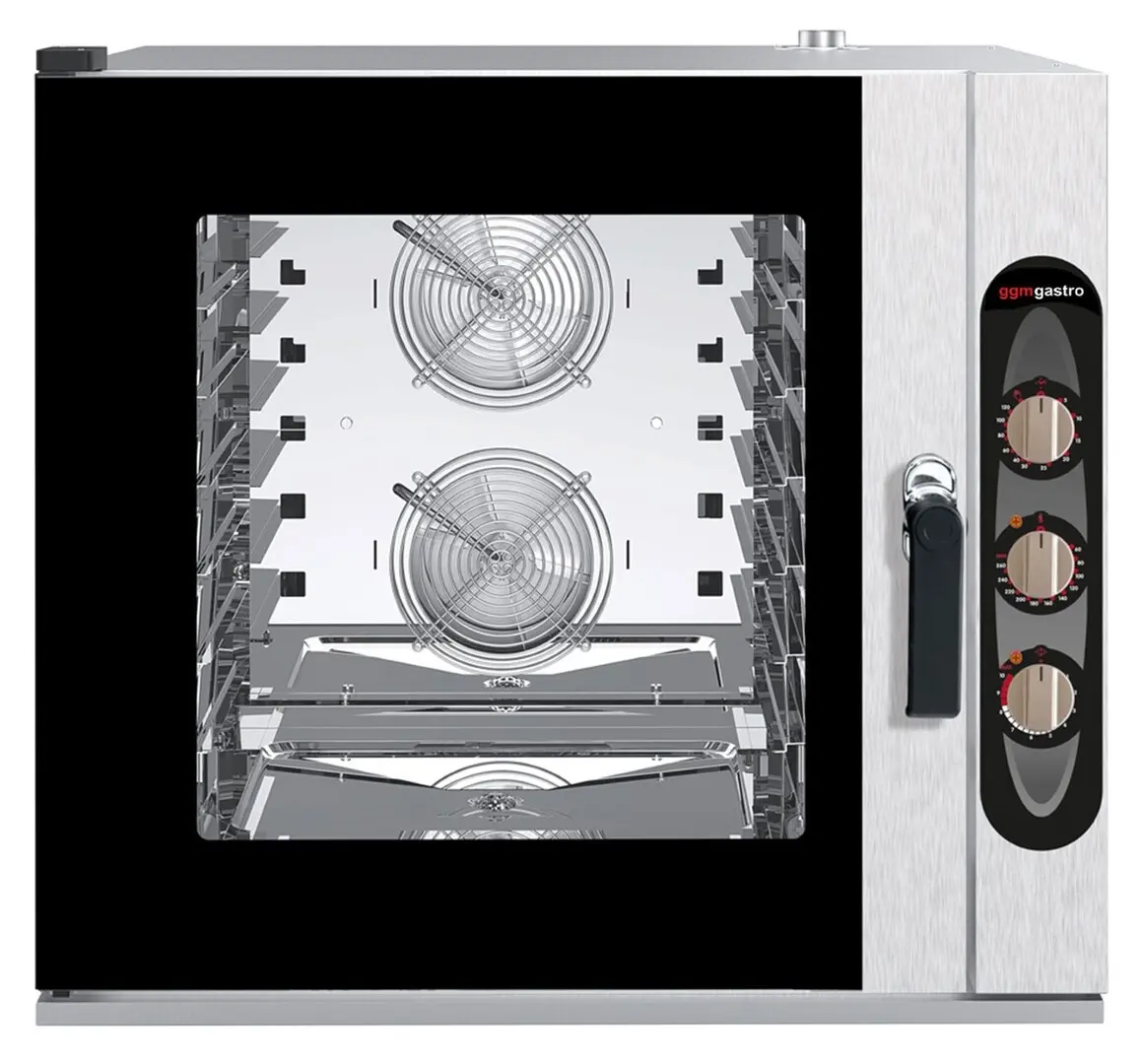 Конвекционная печь GGM Gastro 600x400 BKDV865-2SM#HENV6N (Inox/Black)