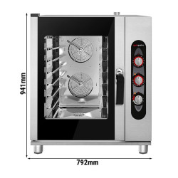 Конвекционная печь GGM Gastro 600x400 BOMV6 (Black/Inox) Thumb