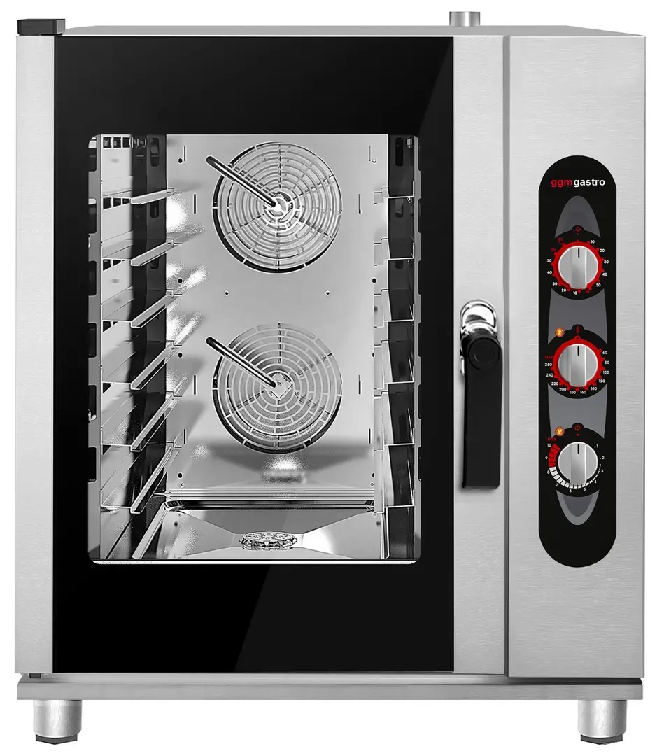 Конвекционная печь GGM Gastro 600x400 BOMV6 (Black/Inox)