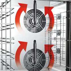 Конвекционная печь GGM Gastro 600x400 EHLBDV664 (Inox/Black) Thumb