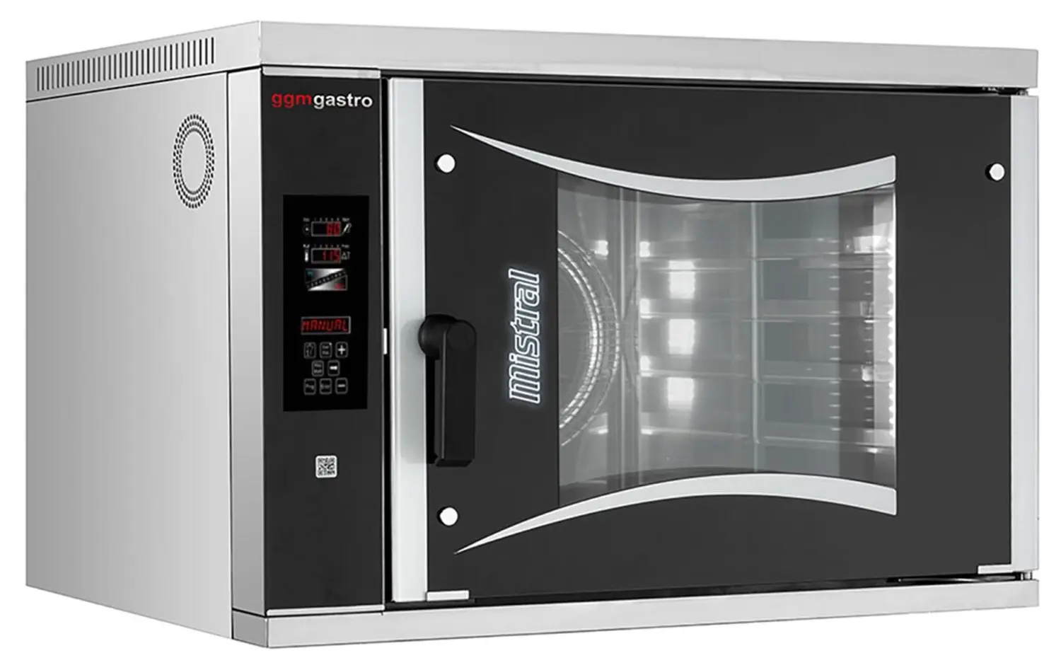 Конвекционная печь GGM Gastro 600x400 EHLDB664 (Inox/Black)
