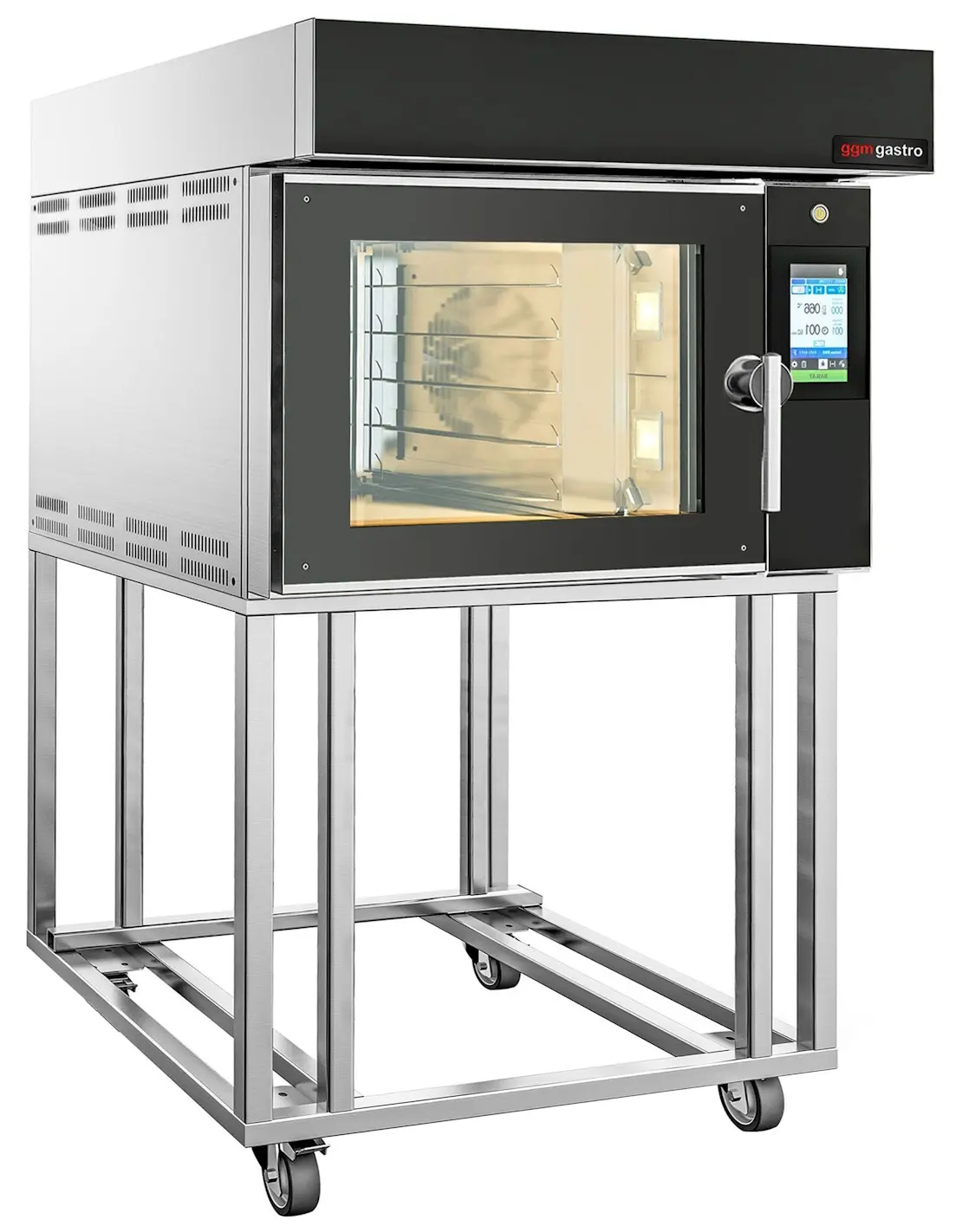 Печь с функцией расстойки GGM Gastro KDUGMK564 (Black/Inox) - 2