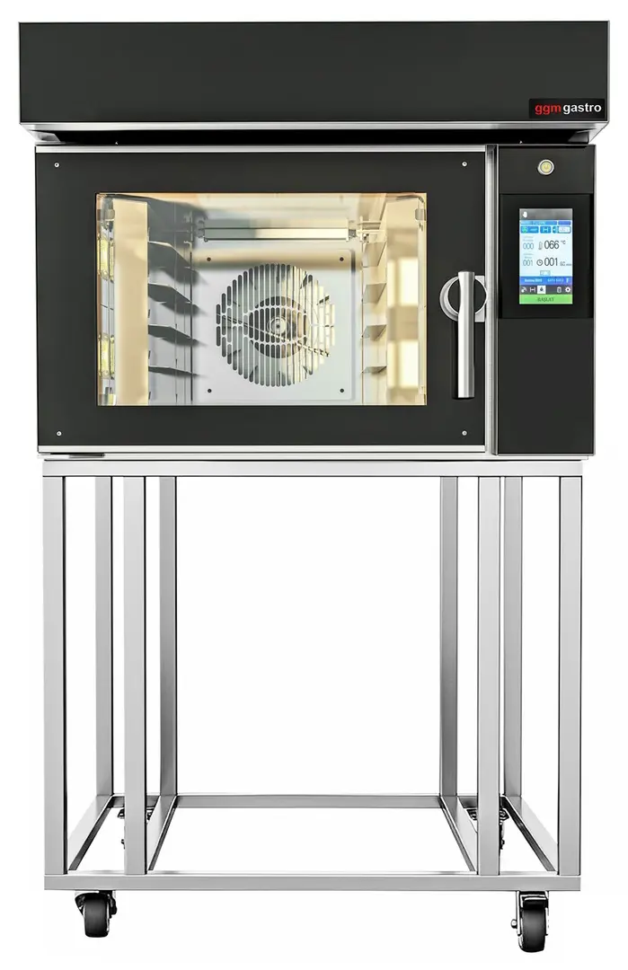 Печь с функцией расстойки GGM Gastro KDUGMK564 (Black/Inox)