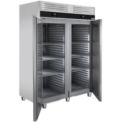 Холодильно-морозильный шкаф GGM Gastro Premium KTKF1400D (Inox) Thumb