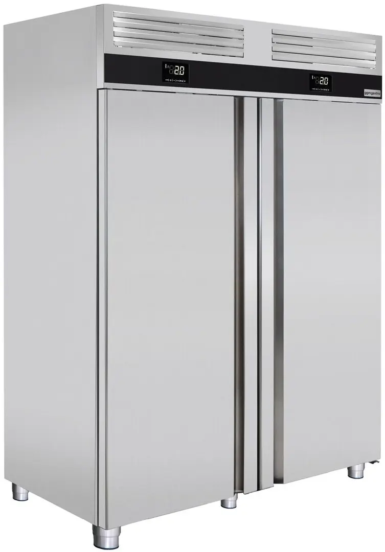 Холодильно-морозильный шкаф GGM Gastro Premium KTKF1400D (Inox)
